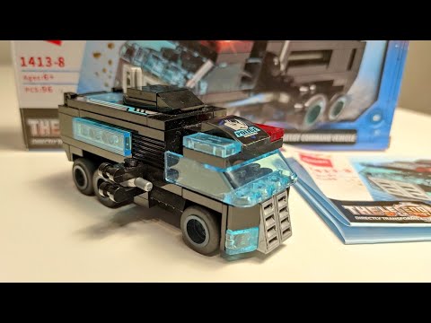 Неубиваемая Полицейская машинка. Конструктор Лего (Qman 1413-8) Неубиваемая Полицейская машинка. Конструктор Лего (Qman 1413-8)