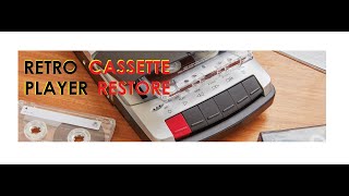 Cassette Player - 1970 - Restoration after 50 years.
