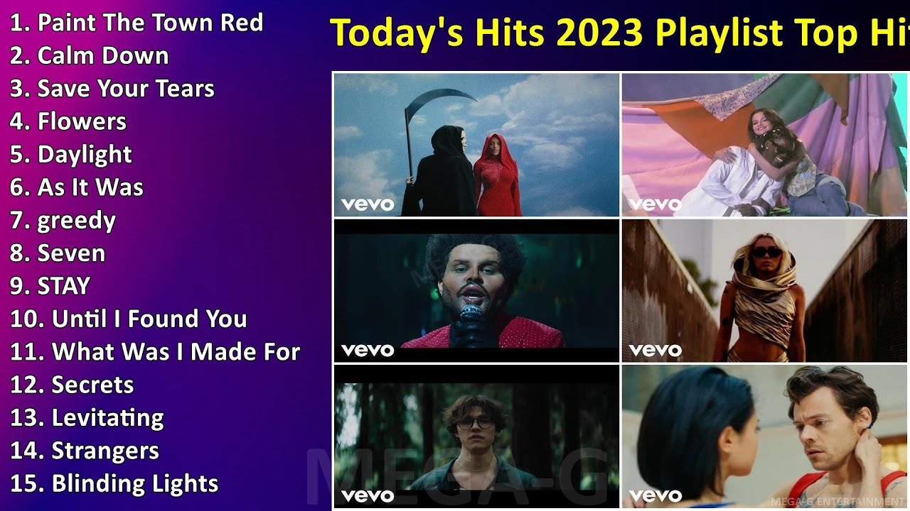 Today's Hits 2023 - Playlist Top Hits 2023 ~ Best Songs - YouTube