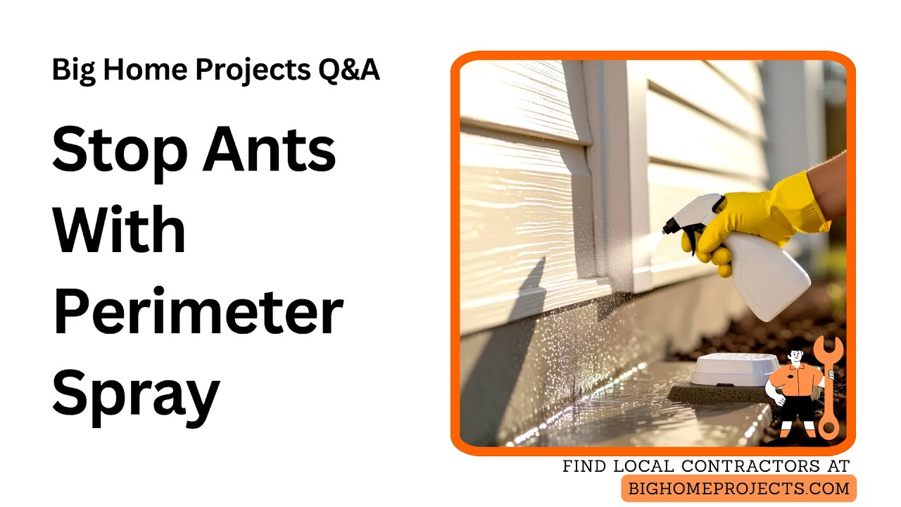 Perimeter Ant Spray Band Application Guide