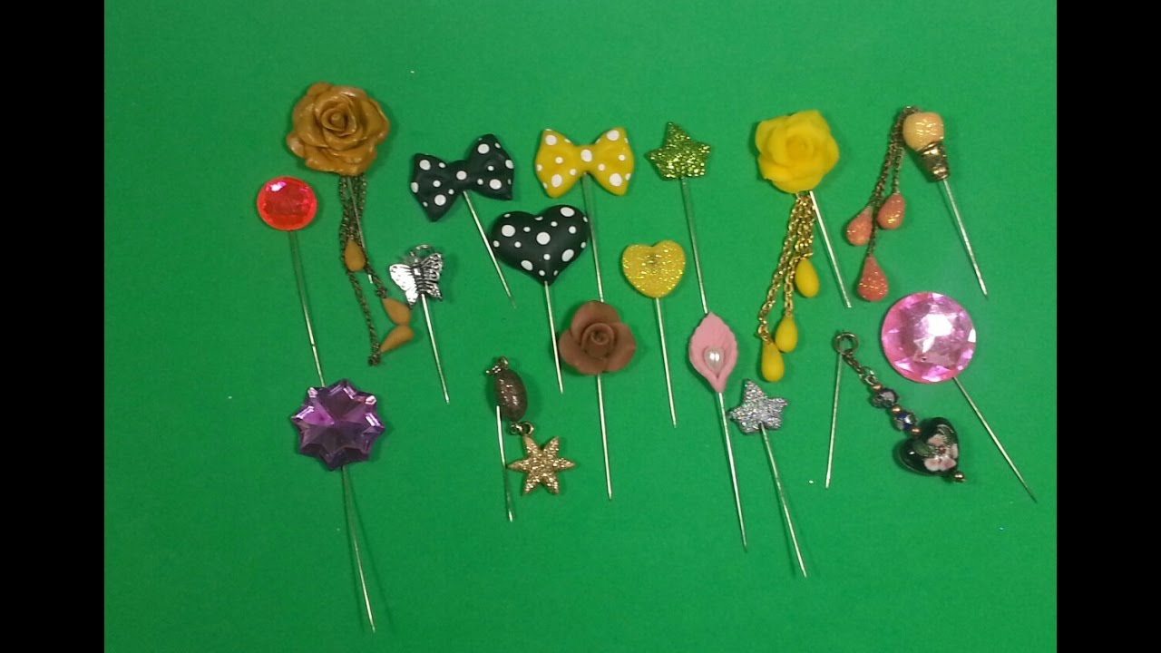 كيف نعمل دبوس حجاب او بروش من عجينه السيراميك , اكسسوارات من عجينه السيراميك البارد