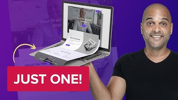 One Page Website WordPress Tutorial SO EASY