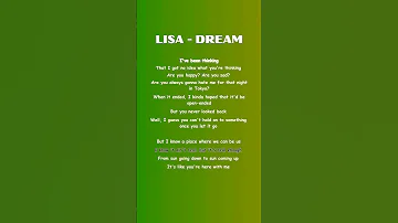 Lisa Dream Feat Kentaro Sakaguchi Lisa Dream Kentarosakaguchi 