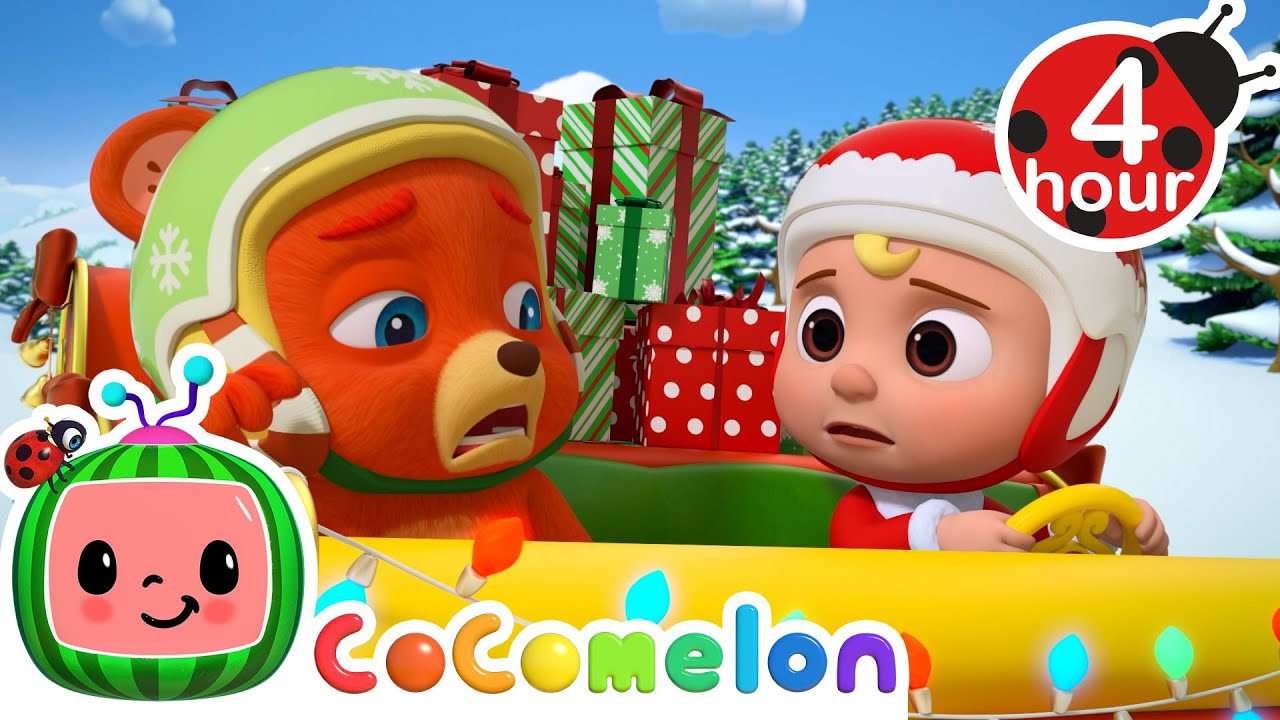 ⁣Borrowing Santa's Sleigh Song + More | Cocomelon - Nursery Rhymes | Fun Cartoons For Kids | 3 H