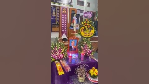 Hội Bác Ái Loan Báo Tin Mừng DCCT Thái Bình viếng, đọc kinh cầu nguyện cho bác Giuse Lãm mới qua đời