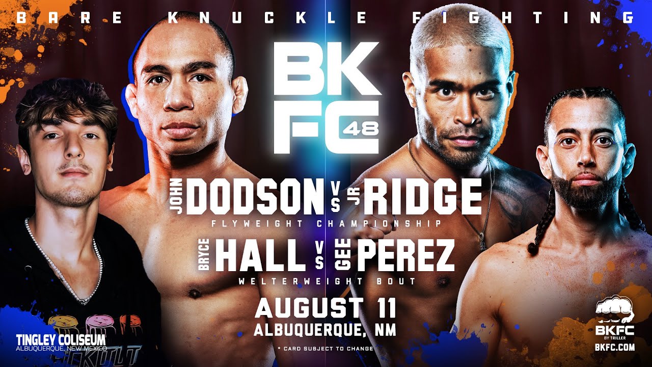 BKFC 48 Bryce Hall vs Gee Perez Fight card, start time, live streams