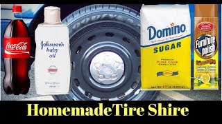 NEVER BUY TIRE SHINE AGAIN! Cheap DIY Homemade $1 Tire Shine for $1