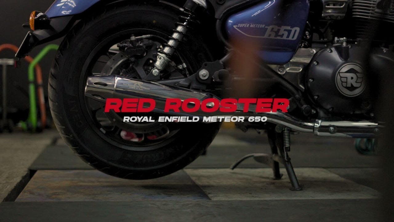 Honda Highness CB350 Red Rooster Performance Exhaust Pegasus Upto 