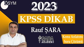 KPSS (ÖABT-DHBT-MBSTS) DKAB/İHL |TEFSİR| SORU ÇÖZÜMÜ