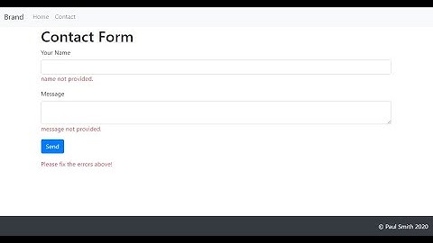 How to submit a contact form using ajax 9/16 - AWD 1111 Fall 2020