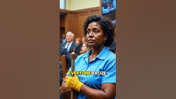 They Mocked the Janitor — Then She Spoke, And the Judge Stood Up #justicestory