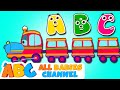 ABC Songs For Children | ABC Train Song | Nursery Rhymes | All Babies Channel