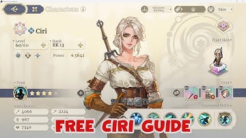 CIRI GUIDE - HOW GOOD IS A FREE UNIT? [SWORD OF CONVALLARIA]