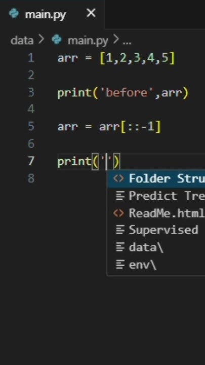 How To Reverse An Array - YouTube