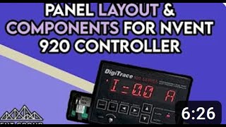 Heat Trace Controller- Nvent 920 Controller Layout And Components V2