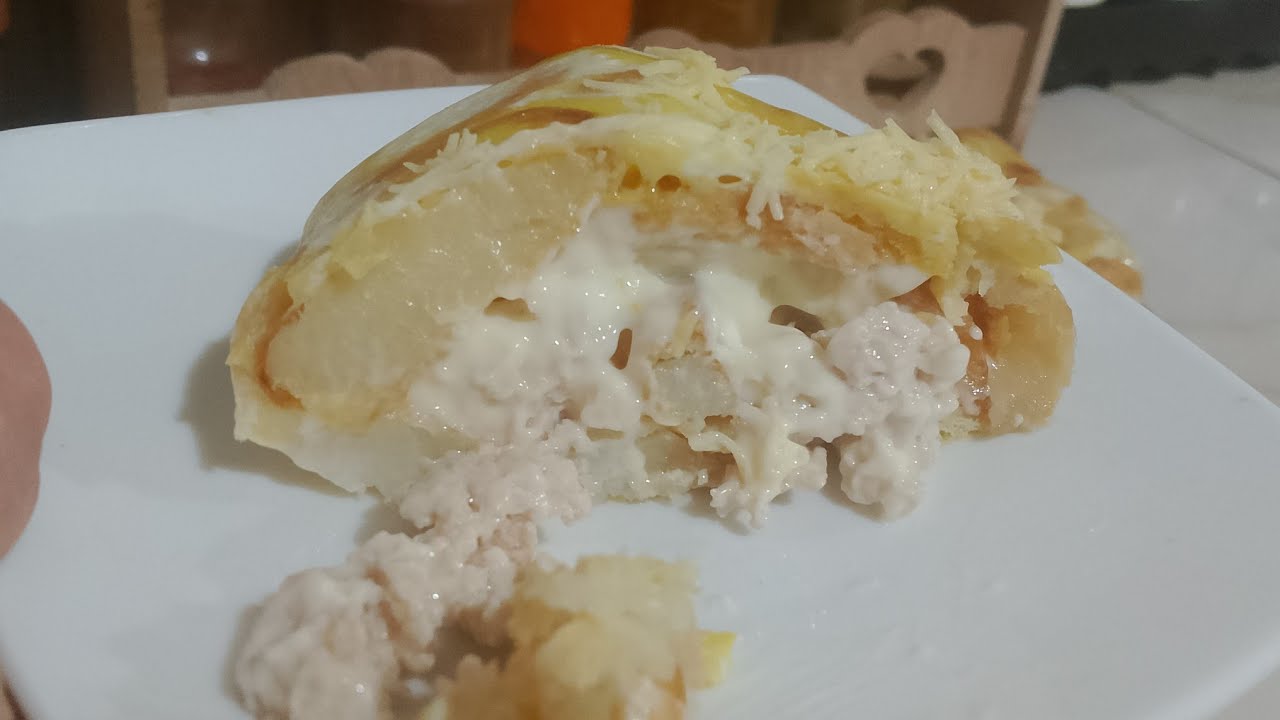 رولي بطاطا معمر بالدجاج و الفرماج 🔥يذوب في الفم و سهل التحضير وناجح 💯