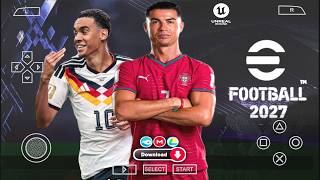 eFootball PES 2026 PPSSPP Android Offline PS4 Camera Update WC National Teams & Kits + 64 Stadiums
