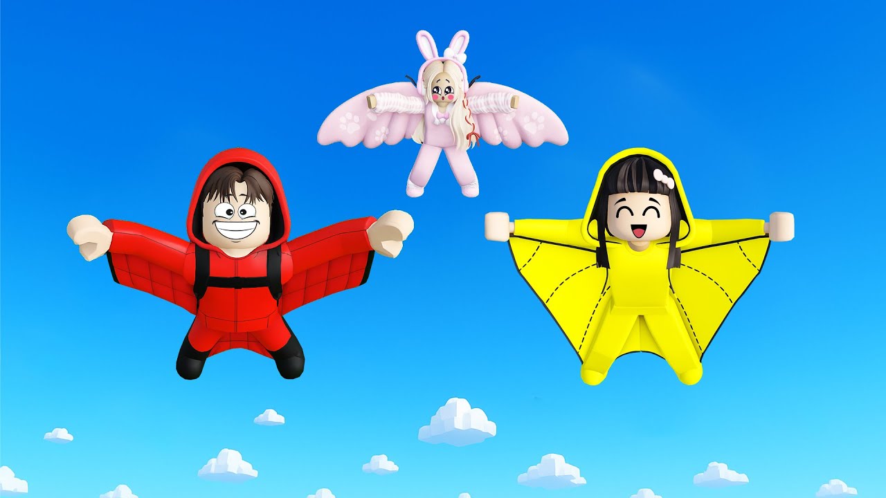 Yuta, Mio Dan Baby Celine Bisa Terbang Di Tower Glide || ROBLOX