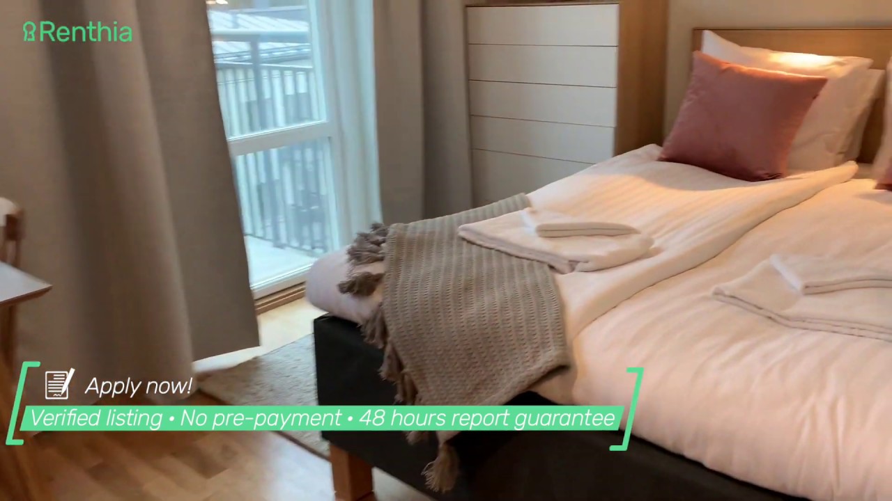 Video Tour Brand new, fully furnished, allincluded studio apartment