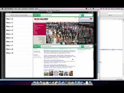 iOS Development Course Fall 2010 Lecture 32 - UISplitViewController (DualBrowser Part 1)