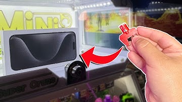 Won KEY to Apple iPhone 15 Pro from Claw Machine