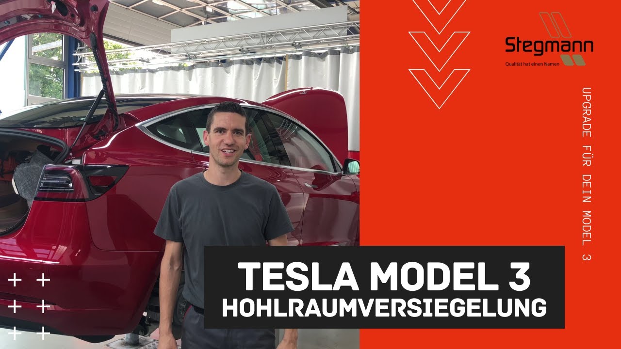 Rostschutz für das Tesla Model 3 mit einer Hohlraumkonservierung
