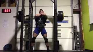 455lb 207kg Front Squat x2