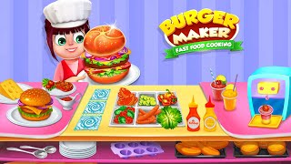 Burger Maker Kitchen Restaurant Game screenshot 2