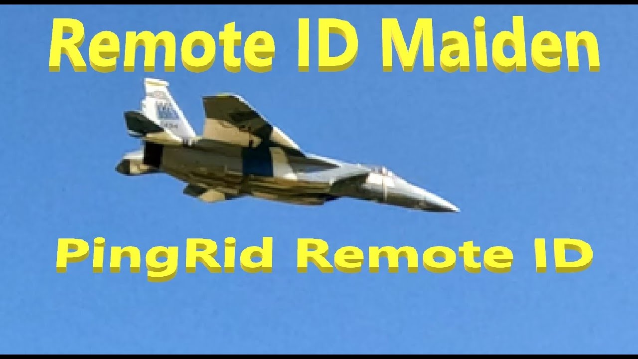 PingRID Remote ID Maiden On Eflite 64mm F15 Eagle Ho Yeah Eastgate Park ...