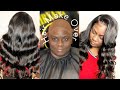 Hair Make Over On My Aunt!| lace Front wig install| Bald cap Method| Celie Hair