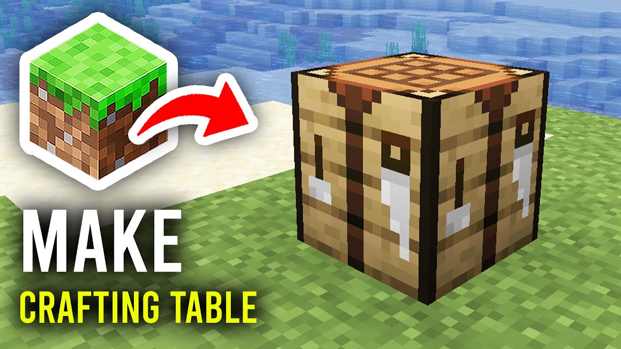 How To Make Crafting Table In Minecraft - Full Guide