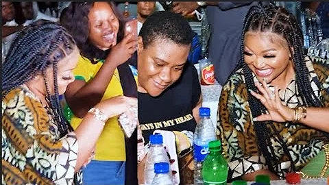 See the Moment Mercy Aigbe came out to dance and spray money as Nkechi Blessing joins her