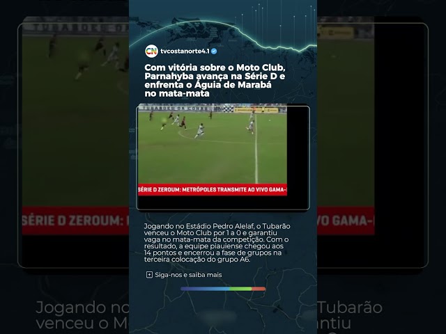 ⚽O Parnahyba está classificado para a segunda fase da Série D do Campeonato Brasileiro | #Parnahyba