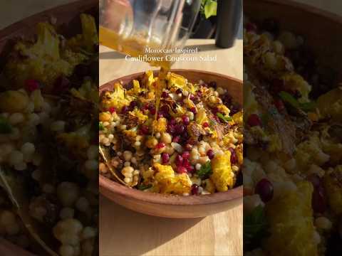 Delicious Moroccan Couscous Salad Recipe | Easy Weekday Lunch Idea! #shorts #saladrecipe #cooking