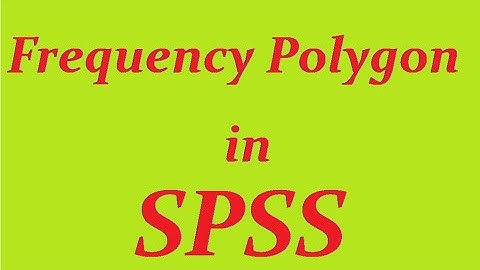 SPSS: Creating Frequency polygon if raw data is given || Part 8 | SPSS 25 || Dr. Sharqa Hashmi