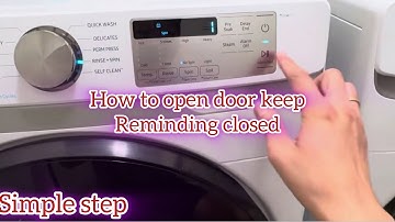 How to Unlock the Door of a Front Loader Samsung Washer in Under a Minute