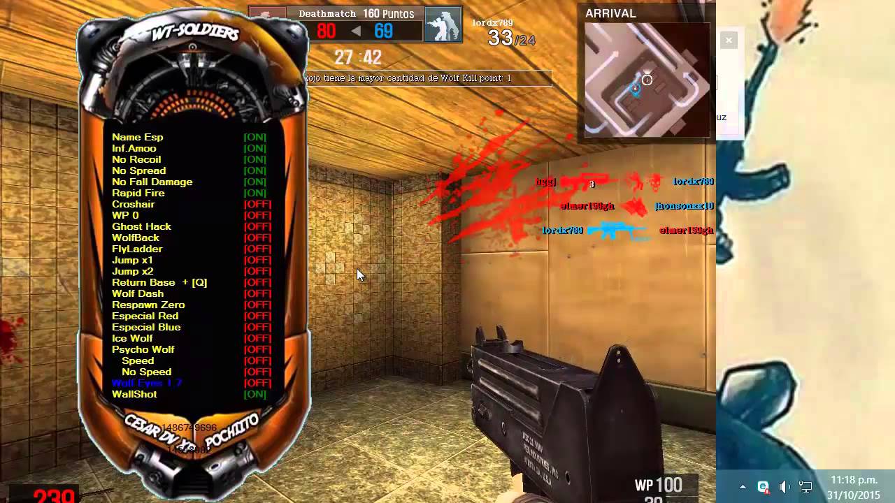 Hack Vip Wolfteam 2015 -Noviembre & Diciembre.