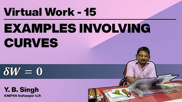 Virtual Work 15 - EXAMPLES INVOLVING CURVES | Y.B. Singh, KNIPSS Sultanpur