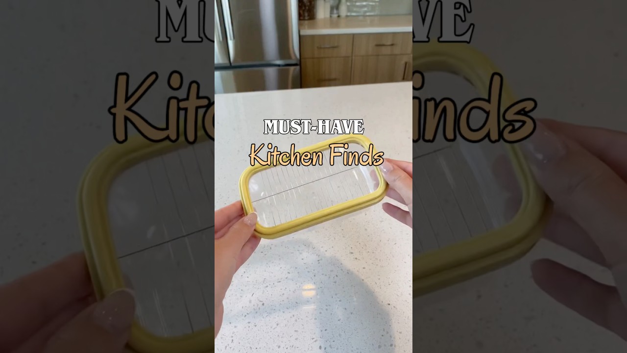 No More Messy or Uneven Butter Slices ✨Butter Cutter & Storage Box #amazonfinds #ytshorts