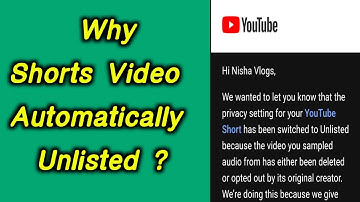 Why Shorts Video Automatically Unlisted ? | Tamil | 𝑺𝒆𝒍𝒗𝒂 𝑻𝒆𝒄𝒉