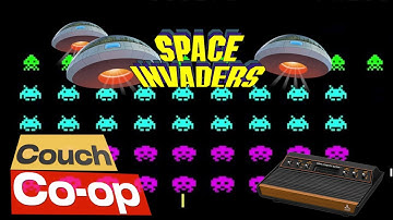 Space Invaders | Mode 33 | 2 Player Co-op | Atari 2600 | Analogue NT Mini 1080p 60fps
