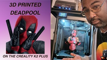 3D Printed Deadpool Bust! LARGE!!!