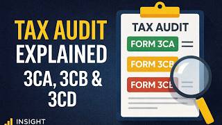 Section 44Ab Tax Audit When Form 3Ca, 3Cb & 3Cd Apply (Ca Inter/Final)