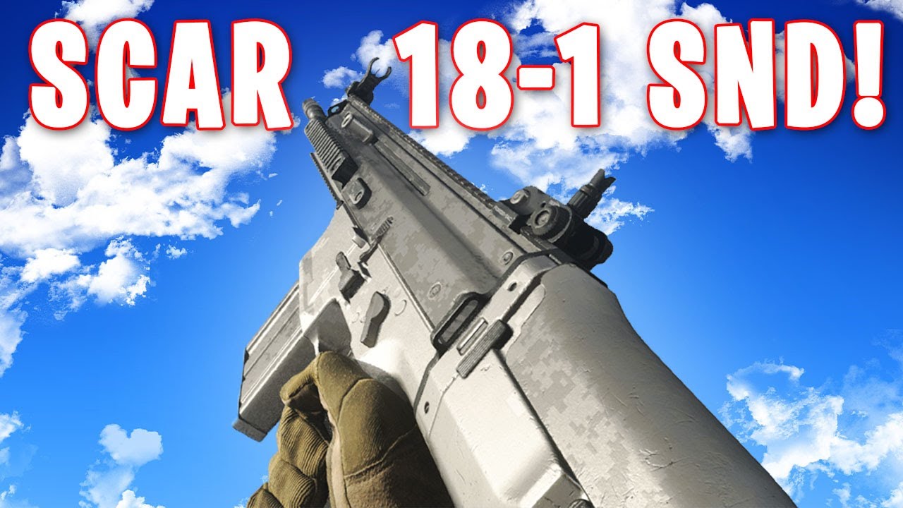 Best SCAR Class Setup for Search and Destroy (Modern Warfare 1440p HD Gameplay)