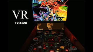 Attack From Mars (Bally 1995) by G5K - (modified for VR with DMD, shiny ball...)