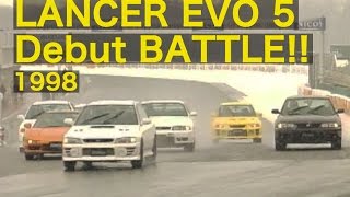 ランサーエボ5デビュー!! TSUKUBA SNOW BATTLE!!【Best MOTORing】1998