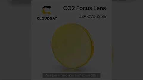 Focus Lens USA CVD ZnSe DIA 12 15 18 19.05 20 FL 38.1 50.8 63.5 76.2 101.6 127mm for CO2 Laser Engra