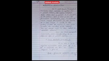| Adiabatic Invariants | Plasma Physics | #ytshorts #notes #msc #physics #ias #ips #@K_OFFICIAL_