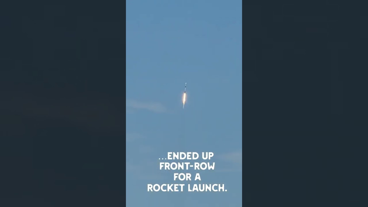 Caught a SpaceX Launch from a Cruise Ship