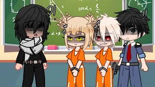 Boss in School! | Villain BkDk/ TogaBaku siblings au | gacha meme/trend | mha/bnha |